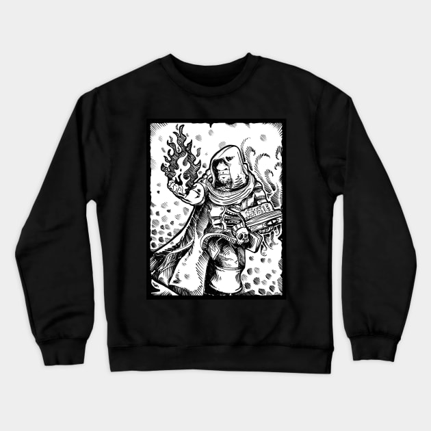 Halfling Pyromancer Crewneck Sweatshirt by paintchips